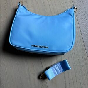 NWT Stoney Clover Lane Cornflower Blue Bag with Strap